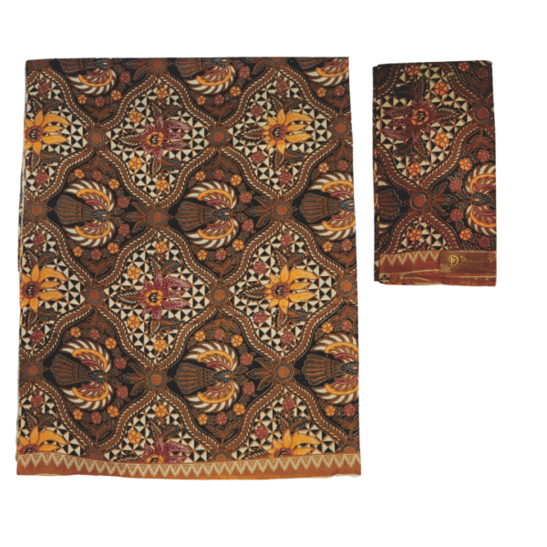 kain batik print motif semenan klasik